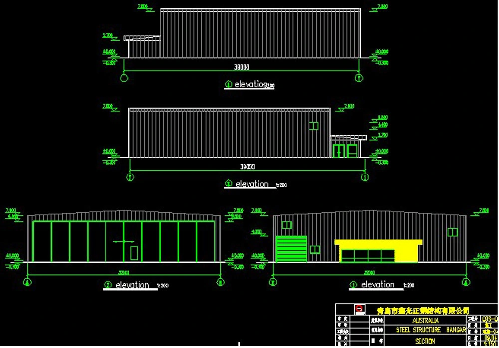 Prefabrication New Technology Design Modern Steel Structure Workshop