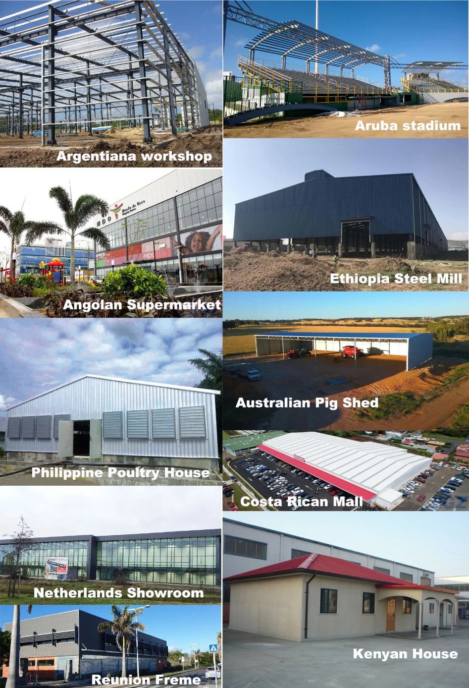 Cheap Prefabricated Workshop Prefab Steel Structure Storage Warehouse Metal Building