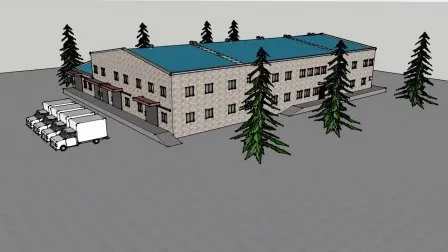 Materiale da costruzione della struttura d'acciaio della struttura d'acciaio della struttura della lamiera di acciaio del tetto della casa prefabbricata